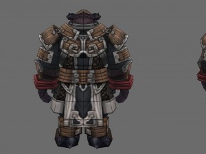 armor set - cowman 01 3D Model