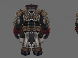 armor set - cowman 01 3D Model