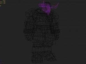 armor set - cowman 01 3D Model