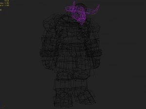 armor set - cowman 01 3D Model