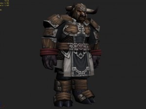 armor set - cowman 01 3D Model