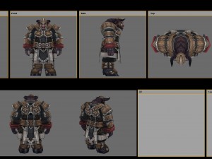 armor set - cowman 01 3D Model