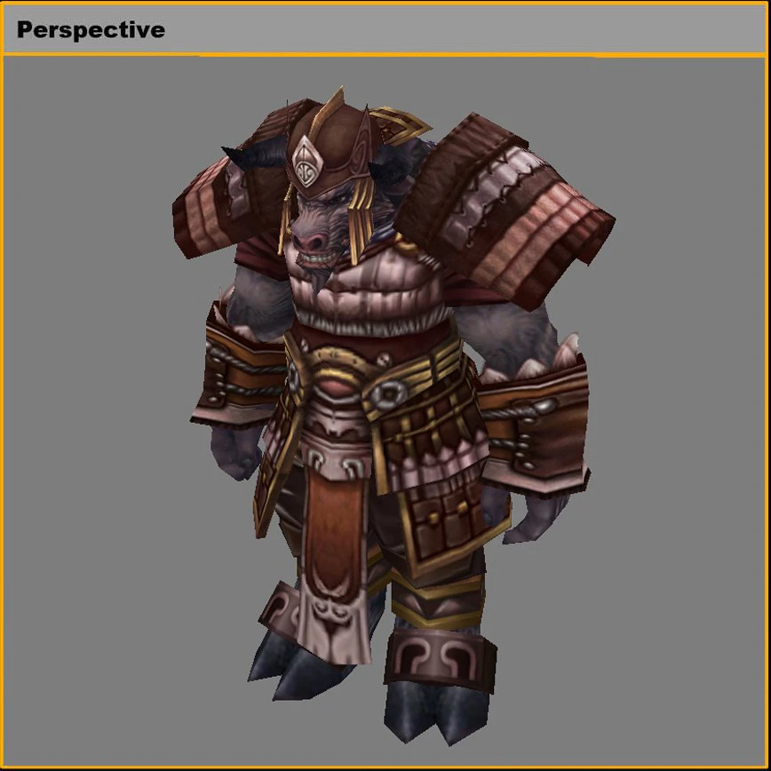 armor set - cowman 02 3D Model .c4d .max .obj .3ds .fbx .stl .blend 