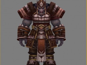 armor set - cowman 02 Modello 3D