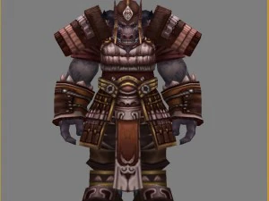 armor set - cowman 02 3D Model
