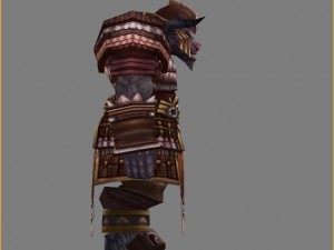 armor set - cowman 02 Modello 3D