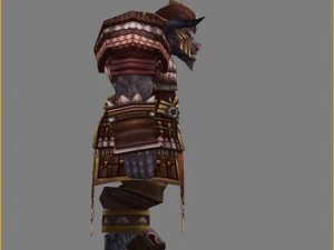 armor set - cowman 02 3D Model