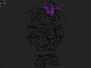 armor set - cowman 02 Modello 3D