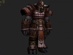 armor set - cowman 02 3D Model