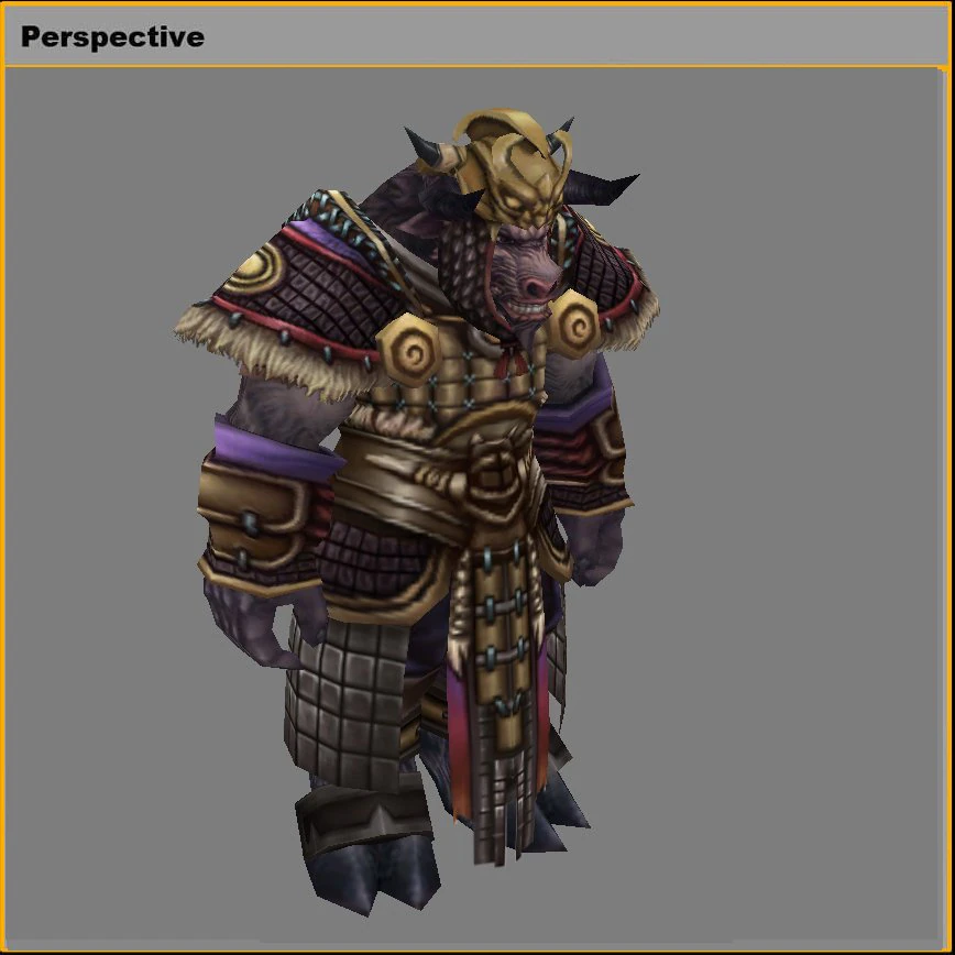 armor set - cowman 03 3D Model .c4d .max .obj .3ds .fbx .stl .blend 