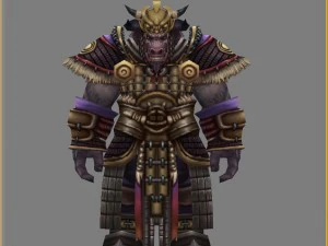 armor set - cowman 03 3D Model