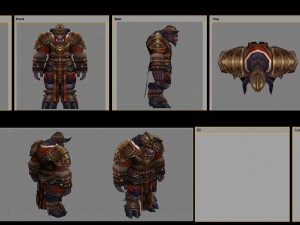 armor set - cowman 04 3D Model