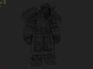armor set - cowman 05 3D मॉडल