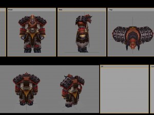 armor set - cowman 05 3D मॉडल