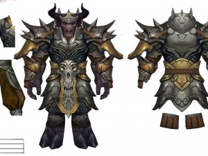 armor set - cowman 06 Modelo 3D