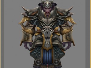 armor set - cowman 06 3D मॉडल