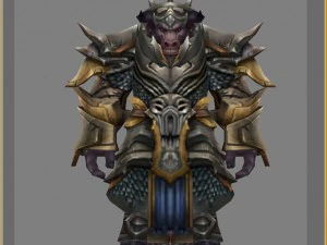 armor set - cowman 06 3D Model
