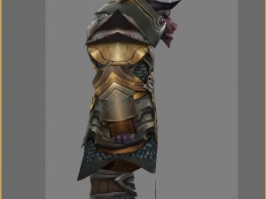 armor set - cowman 06 3D मॉडल