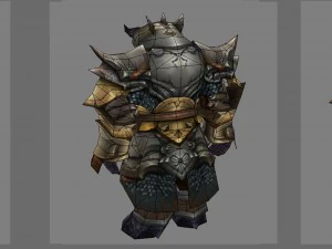 armor set - cowman 06 3D Model