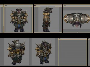 armor set - cowman 06 3D Model