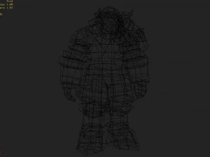 armor set - cowman 07 3D Model