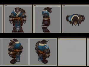 armor set - cowman 07 3D Model