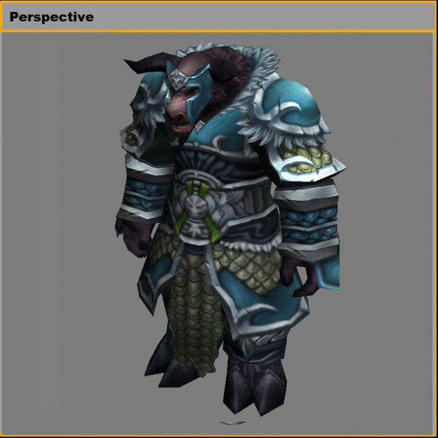 armor set - cow 08 Model 3D .c4d .max .obj .3ds .fbx .stl .blend 