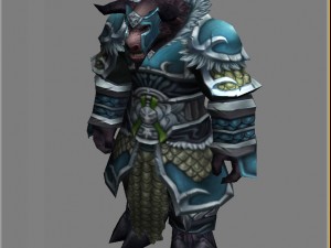 armor set - cow 08 3D मॉडल