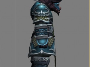armor set - cow 08 Model 3D