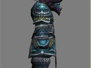 armor set - cow 08 3D Model