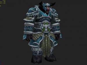armor set - cow 08 Model 3D
