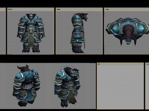 armor set - cow 08 Model 3D