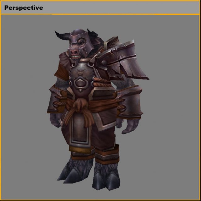 armor set - cowman 09 Model 3D .c4d .max .obj .3ds .fbx .stl .blend 