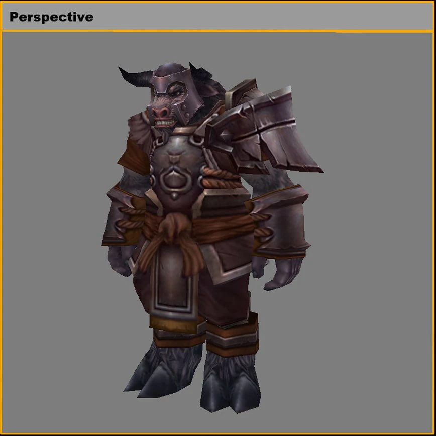 armor set - cowman 09 3D Model .c4d .max .obj .3ds .fbx .stl .blend 