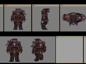 armor set - cowman 09 Model 3D