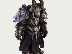 cow devil - skull set 3D 모델