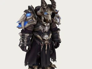 cow devil - skull set 3D Model