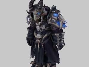 cow devil - skull set 3D Модель