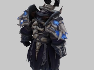 cow devil - skull set 3D Модель