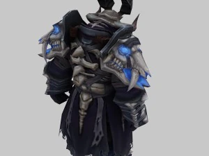 cow devil - skull set 3D Model