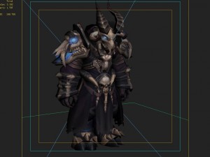 cow devil - skull set 3D Модель