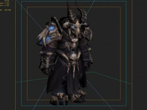 cow devil - skull set 3D Model