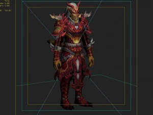 leather suit 22 3D Model