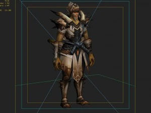 leather suit 23 3D Model