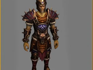 가죽옷 - 원숭이 01 3D 모델