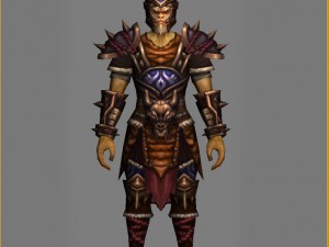 leather suit - monkey 01 3D मॉडल