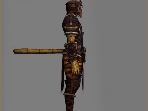 leather suit - monkey 01 3D मॉडल
