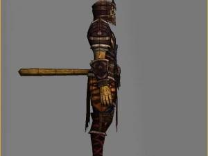 가죽옷 - 원숭이 01 3D 모델