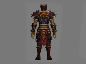 가죽옷 - 원숭이 01 3D 모델