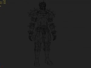 가죽옷 - 원숭이 01 3D 모델